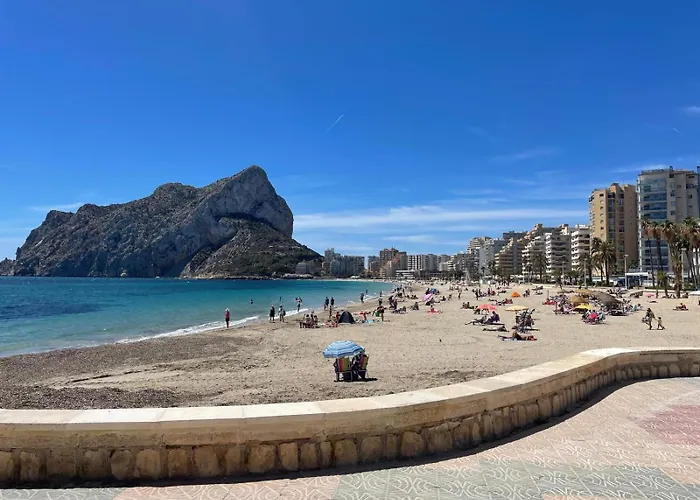 Eerstelijns Vive Cada Momento Zeezicht En Pal Aan De Boulevard En Calpe, Toplocatie * Calpe